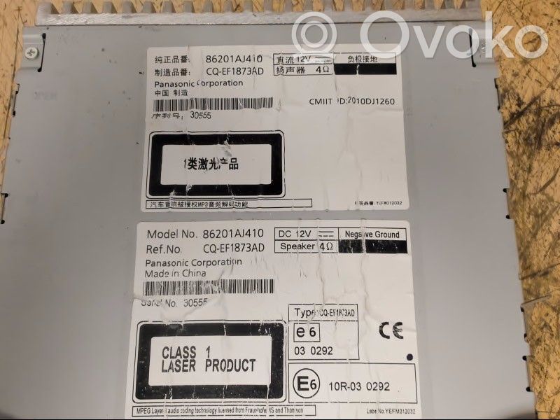 Subaru Outback Unità principale autoradio/CD/DVD/GPS