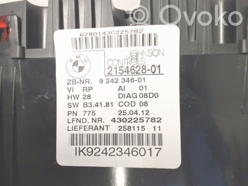 BMW 3 E90 E91 Tachimetro (quadro strumenti) 