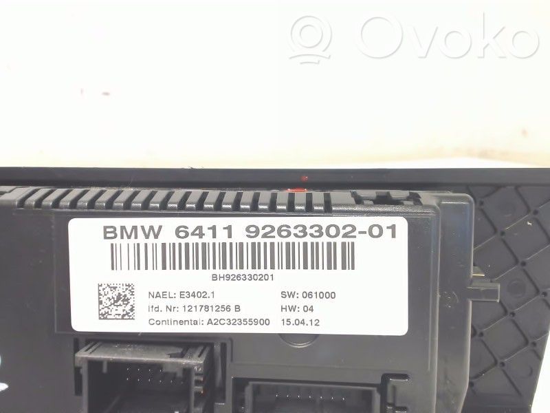 BMW 3 E90 E91 Panel klimatyzacji 