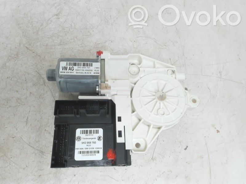 Volkswagen Caddy Silnik regulatora szyby drzwi przednich 