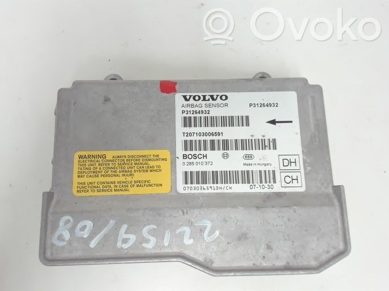 Module de contrôle airbag   31295676,285010372,31264392