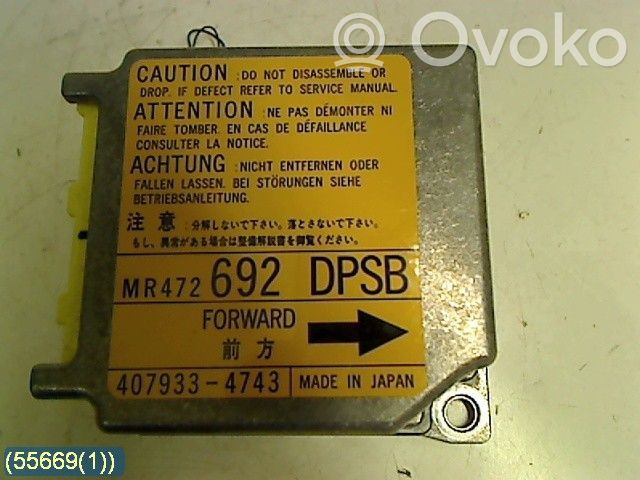 Mitsubishi Space Wagon Airbag control unit/module 