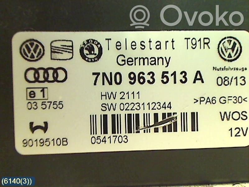Volkswagen Caddy Unitate/modul control încălzire auxiliară 