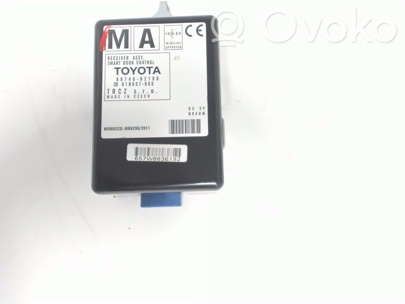 Toyota Auris E180 Moduł / Sterownik systemu uruchamiania bezkluczykowego 