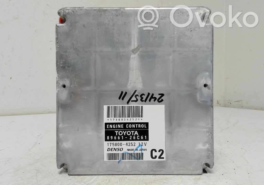 Toyota Hiace (H200) Motorsteuergerät ECU 