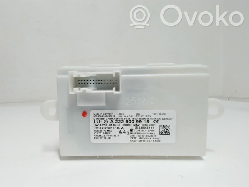 Mercedes-Benz C W205 Centralina/modulo keyless go 