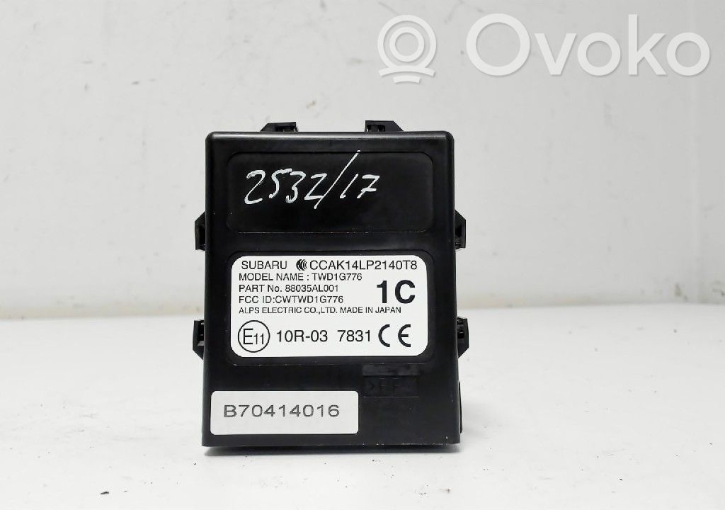 Subaru Outback (BS) Module de contrôle sans clé Go 