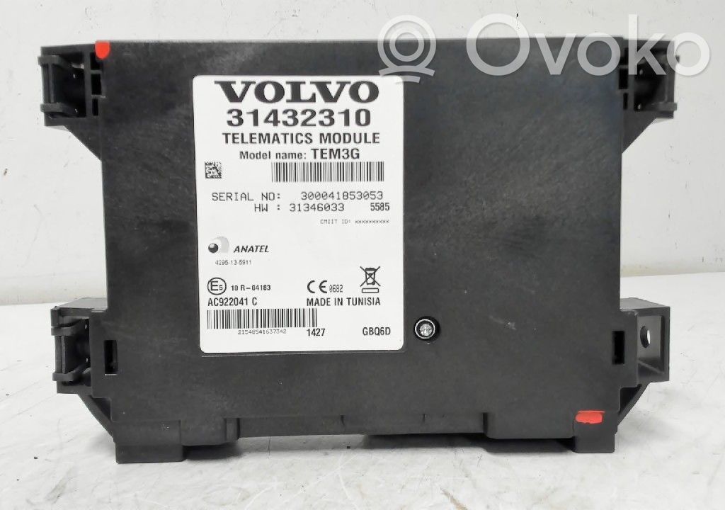Phone control unit/module   36011530,AC922041,31432310