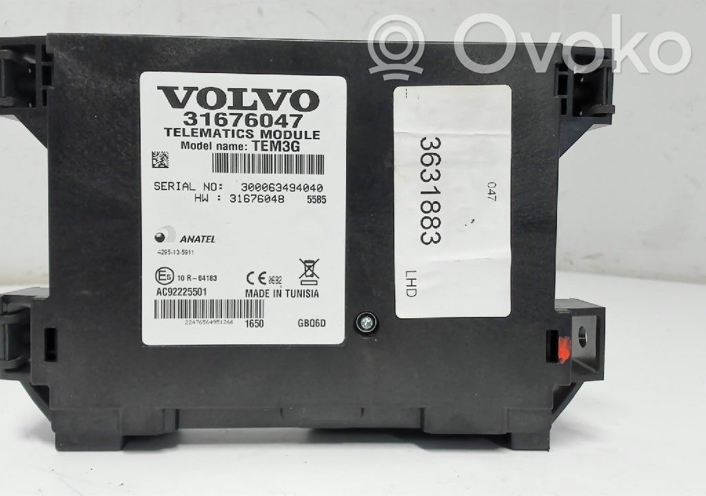 Volvo S60 Unitate/modul control telefon 