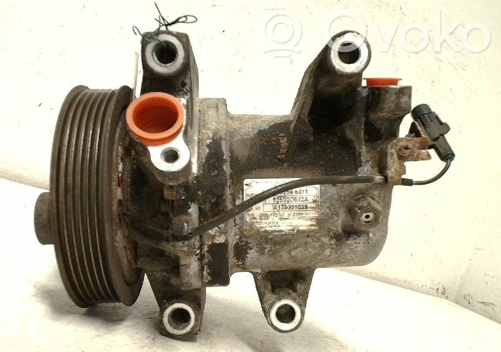 Klimakompressor Pumpe   92600D642A,8982568371