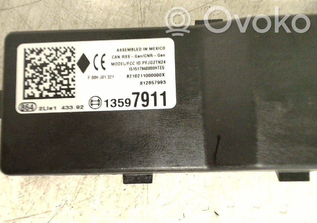 Moduł / Sterownik systemu uruchamiania bezkluczykowego   13510985,F00HJ01321,13597911
