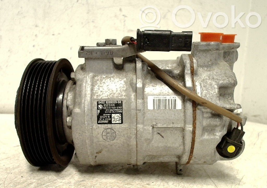 BMW 3 F30 F35 F31 Compressore aria condizionata (A/C) (pompa) 