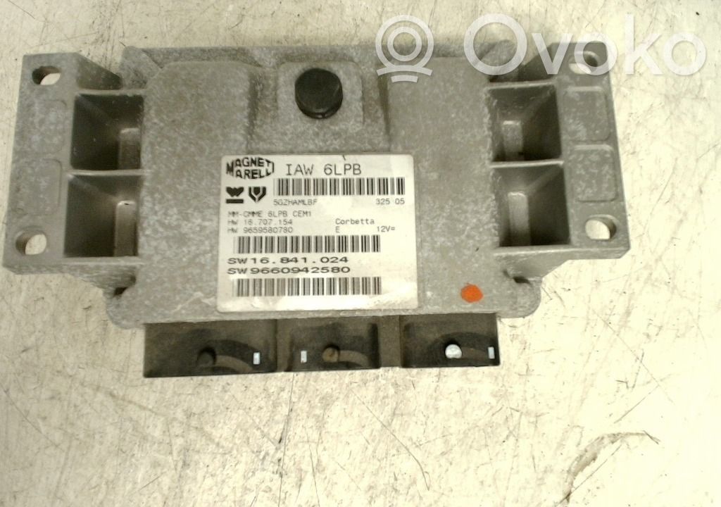 Injection control unit/module   1939WV,9659580780,9659580780