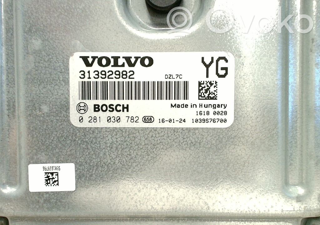 Volvo XC70 Unidad de control/módulo ECU del motor
