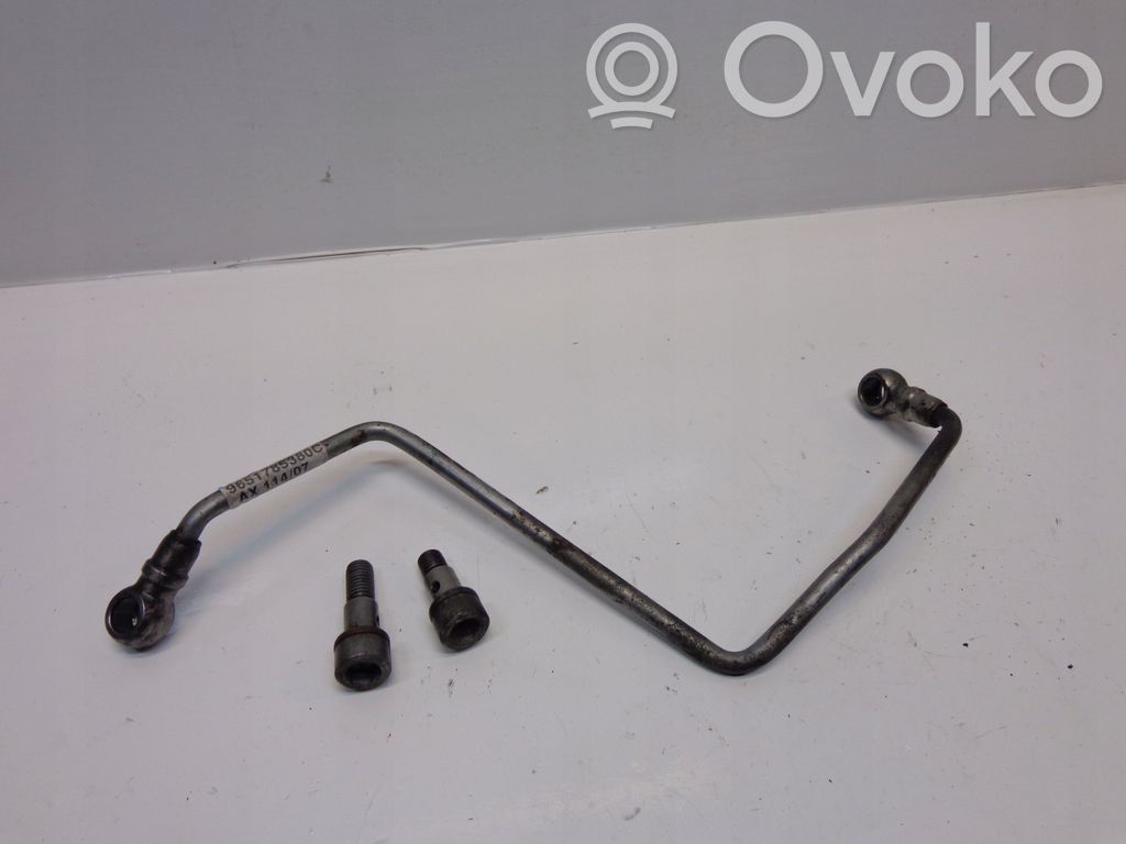 Citroen Berlingo Manguera/tubo de aceite del turbocompresor turbo 