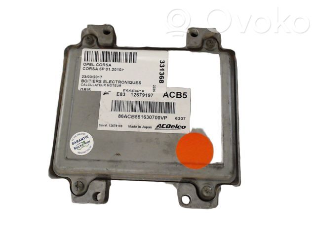 Opel Corsa E Komputer / Sterownik ECU silnika 