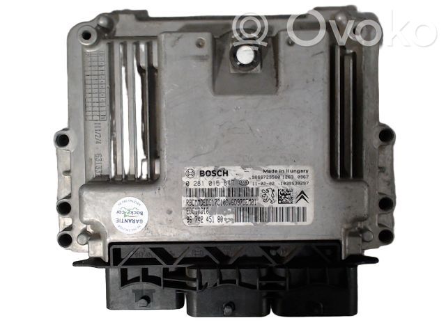Citroen C3 Unité de commande, module ECU de moteur 