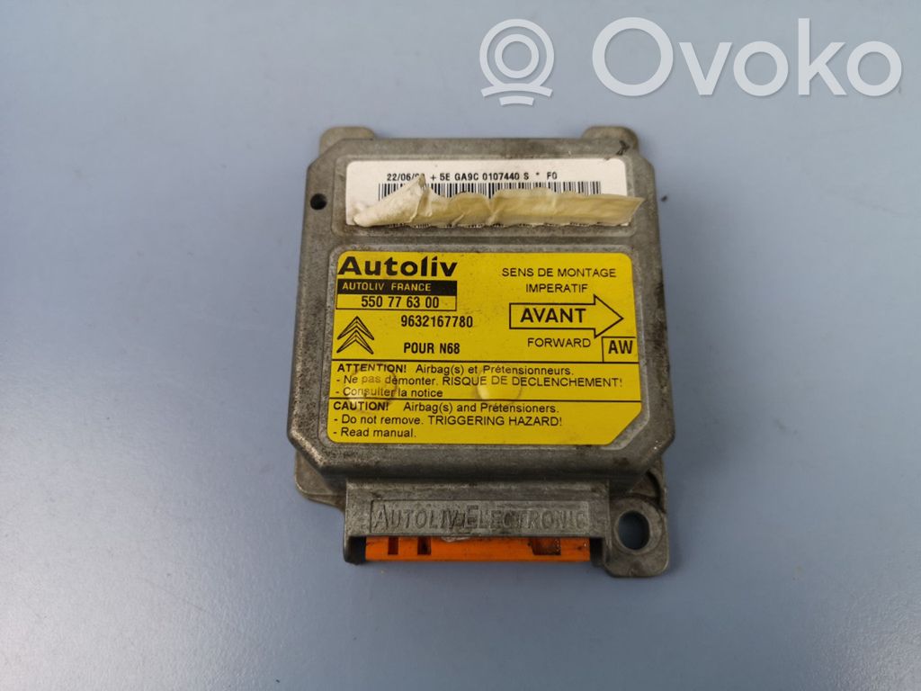 Citroen Xsara Sterownik / Moduł Airbag 