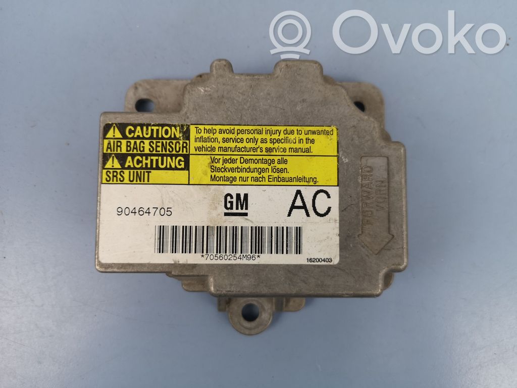 Opel Vectra B Airbag control unit/module 
