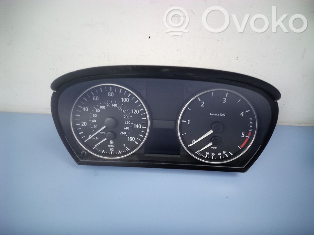 BMW 3 E90 E91 Speedometer (instrument cluster) 