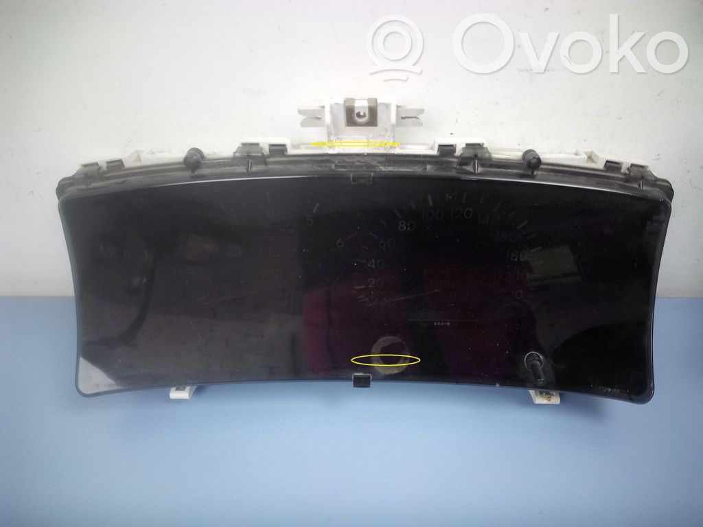 Toyota Corolla Verso E121 Spidometrs (instrumentu panelī) 