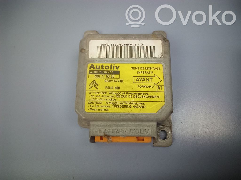 Citroen Xsara Picasso Sterownik / Moduł Airbag 