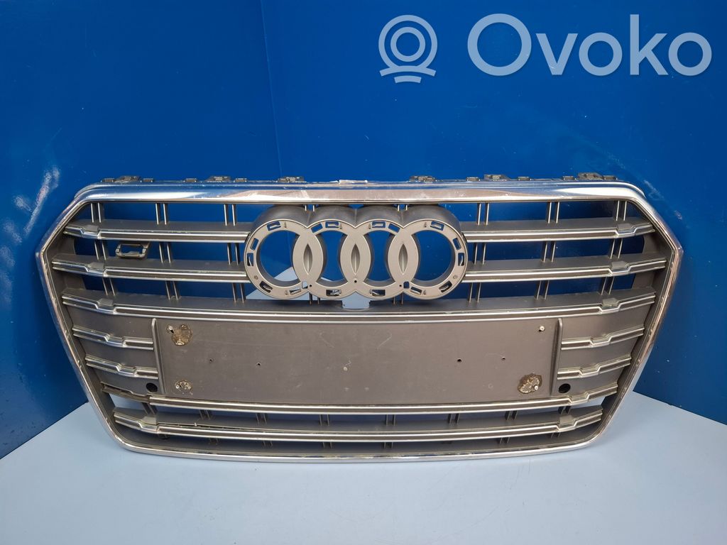Audi A7 S7 4G Rejilla superior del radiador del parachoques delantero 