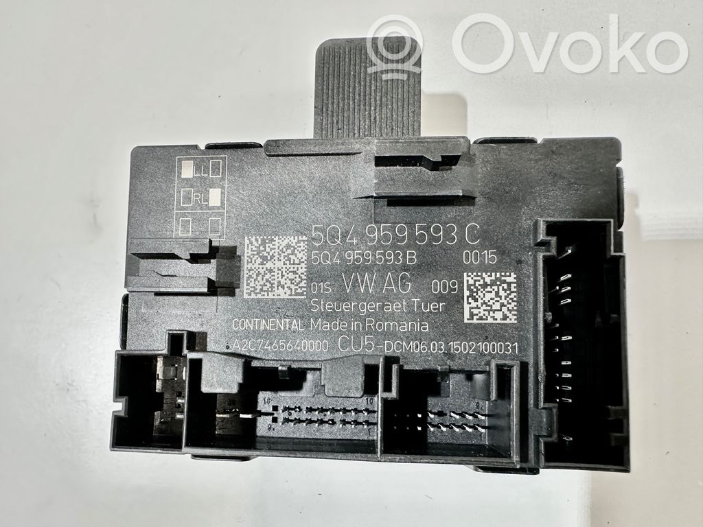Volkswagen Golf VII Door control unit/module 