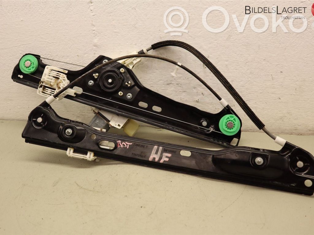 BMW 3 E90 E91 Priekinio el. lango pakėlimo mechanizmo komplektas 