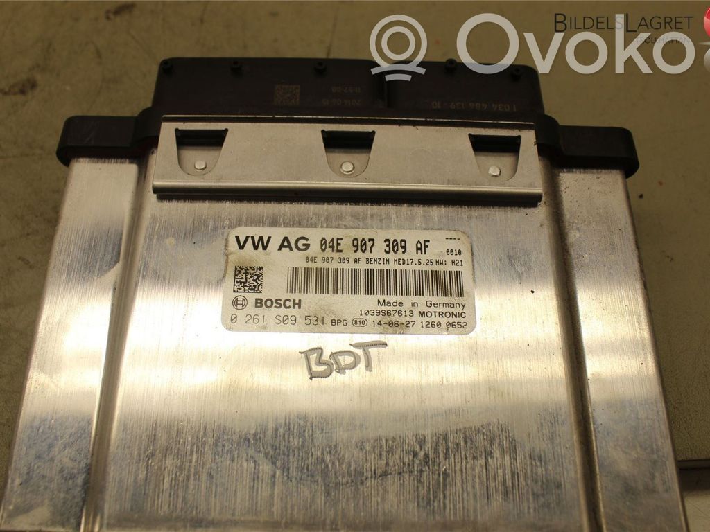 Unidad de control/módulo de la inyección   04E907309AF,0261S09531,04E907309AF