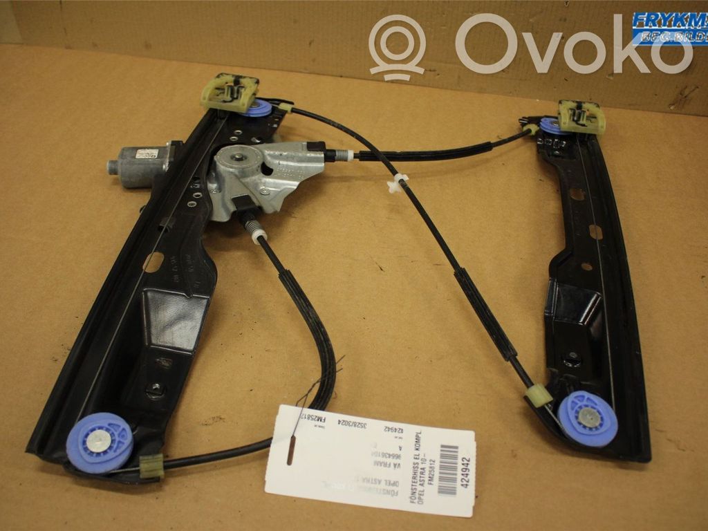 Opel Astra J Elektryczny podnośnik szyby drzwi przednich 