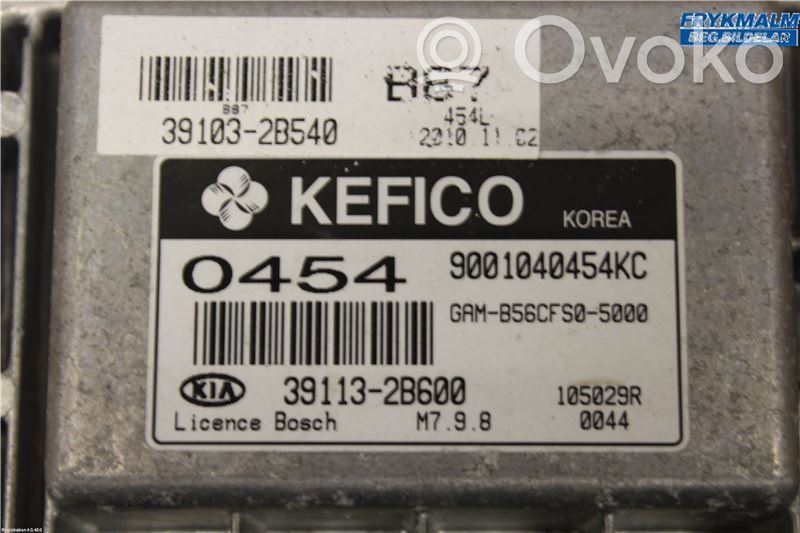 KIA Soul Unité de commande / module d'injection 
