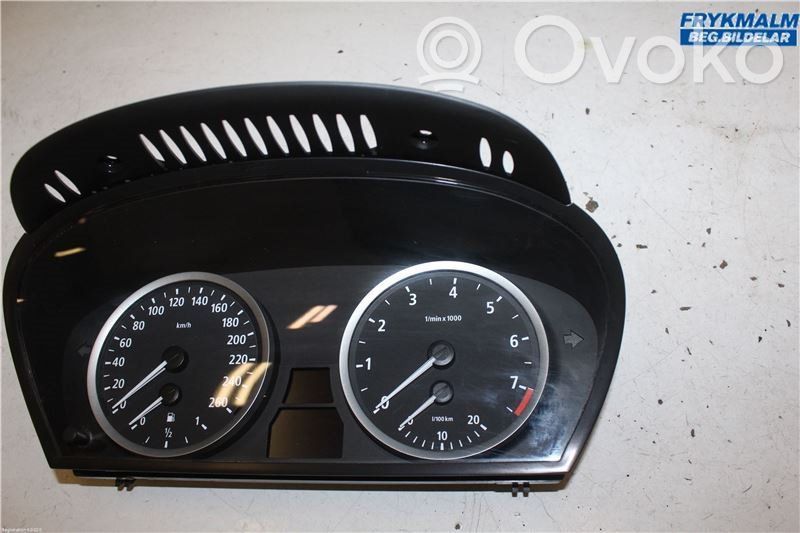 BMW 5 E60 E61 Speedometer (instrument cluster) 