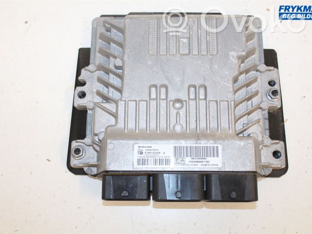 Unité de commande / module d'injection   1607488880,SID807EVO,9800268980