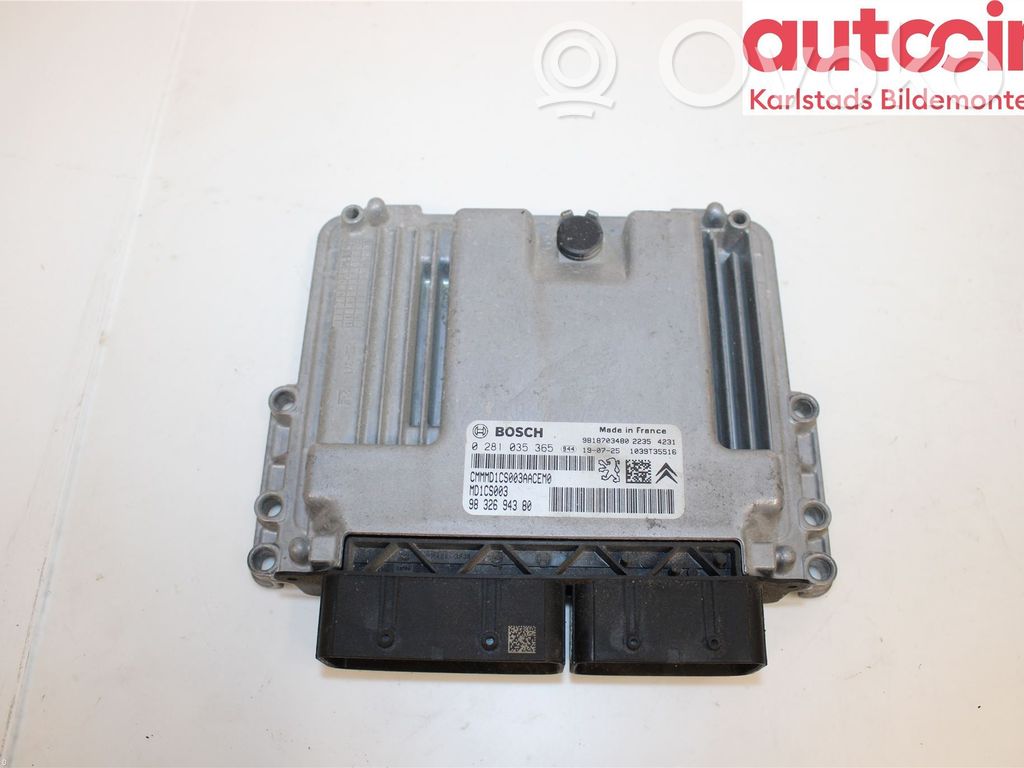 Ruiskutuksen ohjainlaite/moduuli   0281035365,9832694380