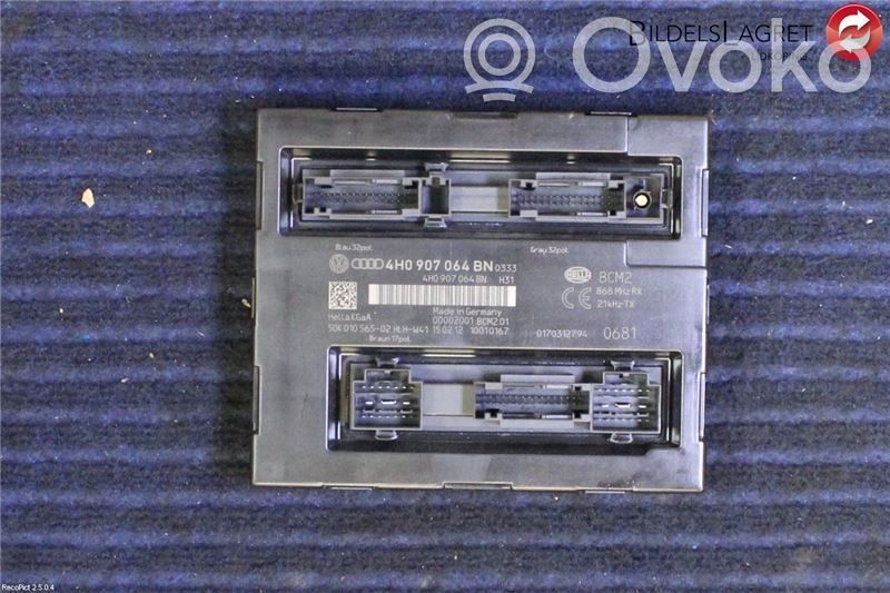 Audi A6 S6 C7 4G Module confort 