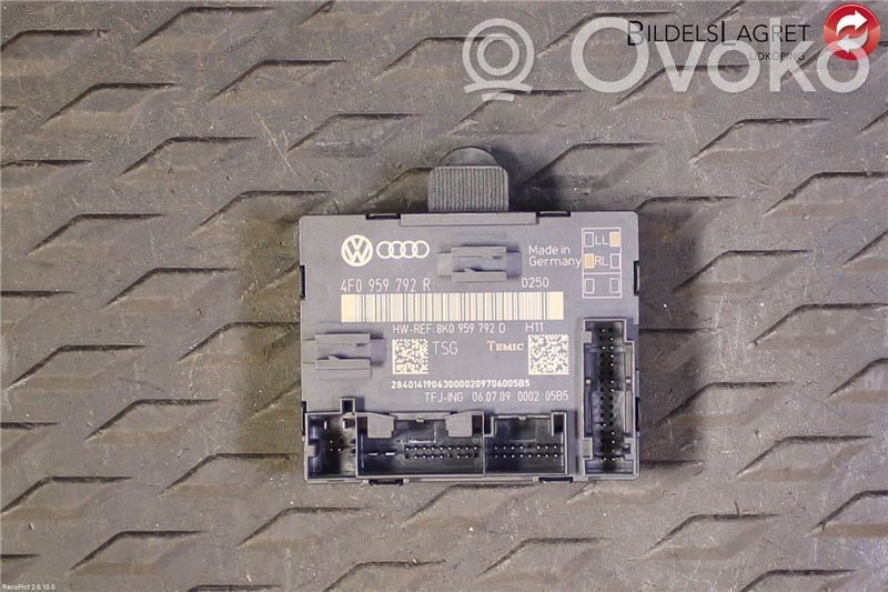 Unité de commande module de porte   4F0959792T,4F0959792R,4F0959792R