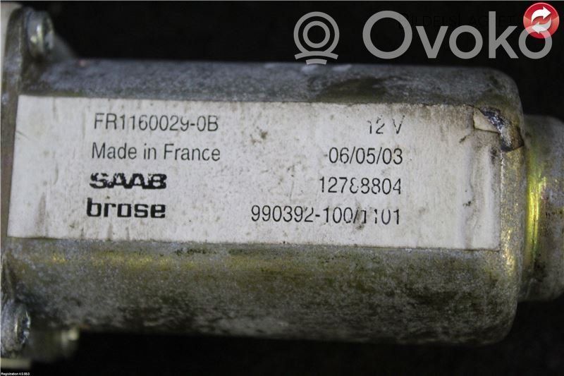 Saab 9-3 Ver2 Motor del regulador de la ventanilla de la puerta delantera 
