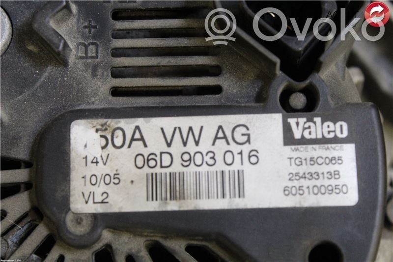 Audi A4 S4 B7 8E 8H Generatorius 