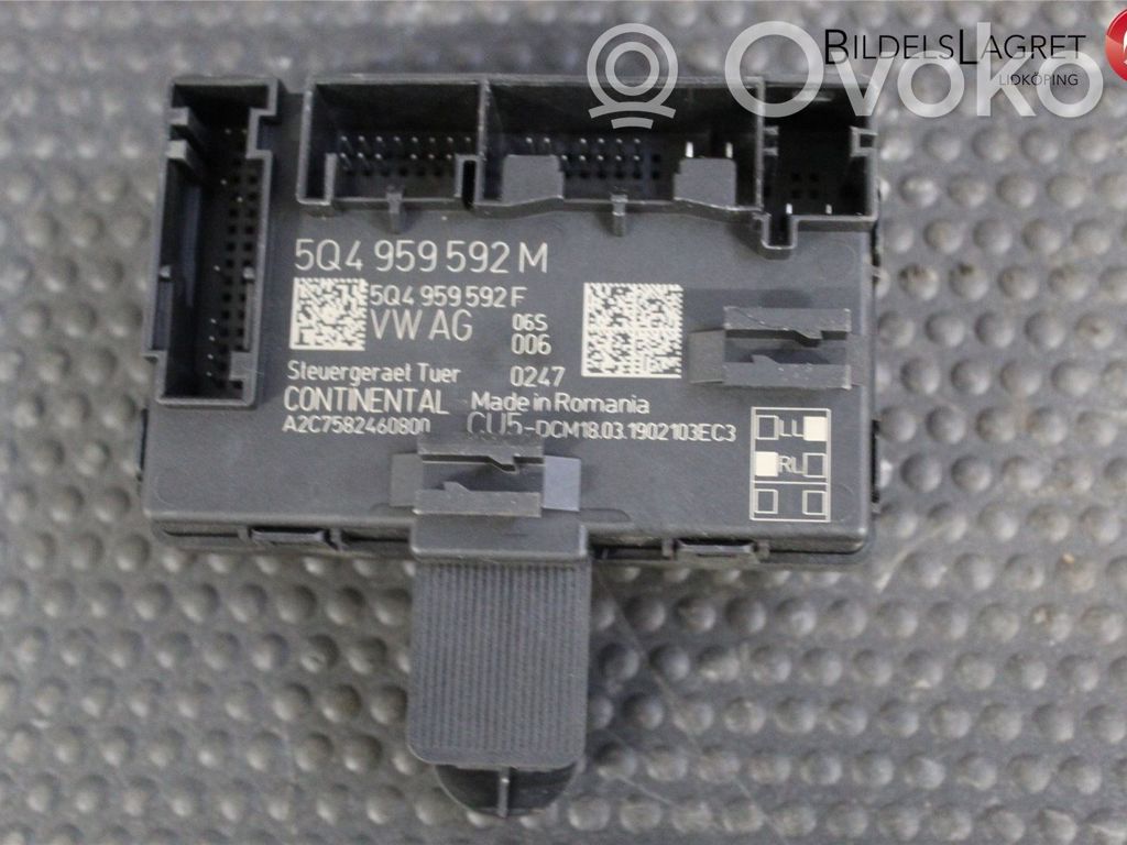 Seat Leon (5F) Unité de commande module de porte 