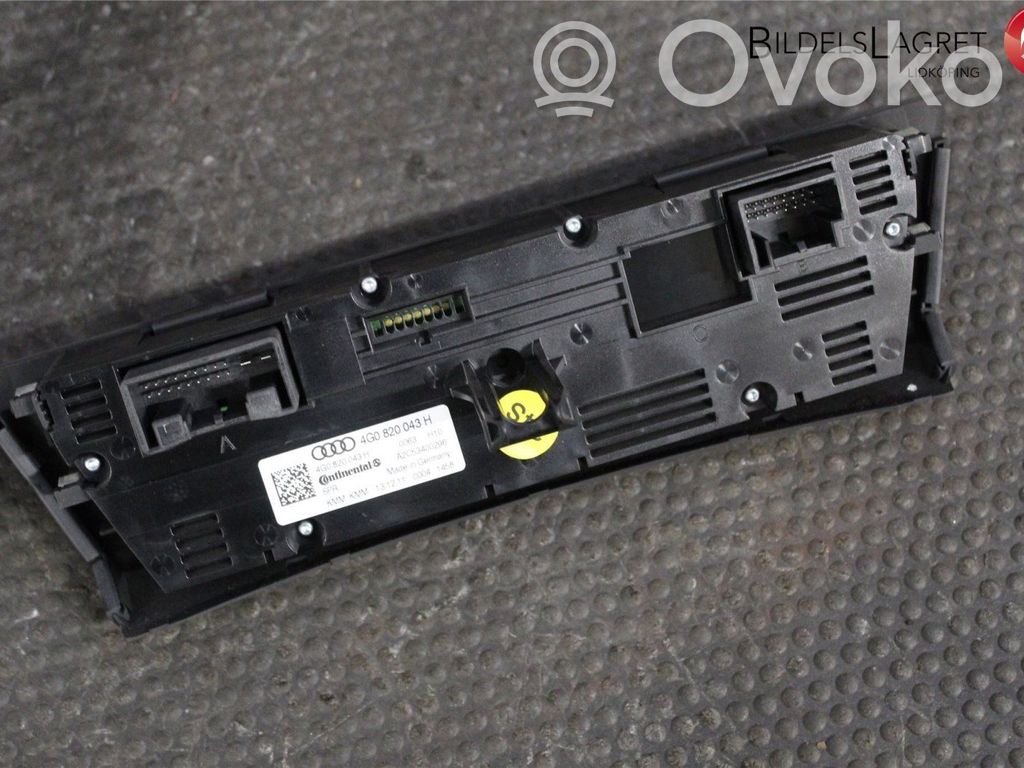 Audi A6 S6 C7 4G Panel klimatyzacji 