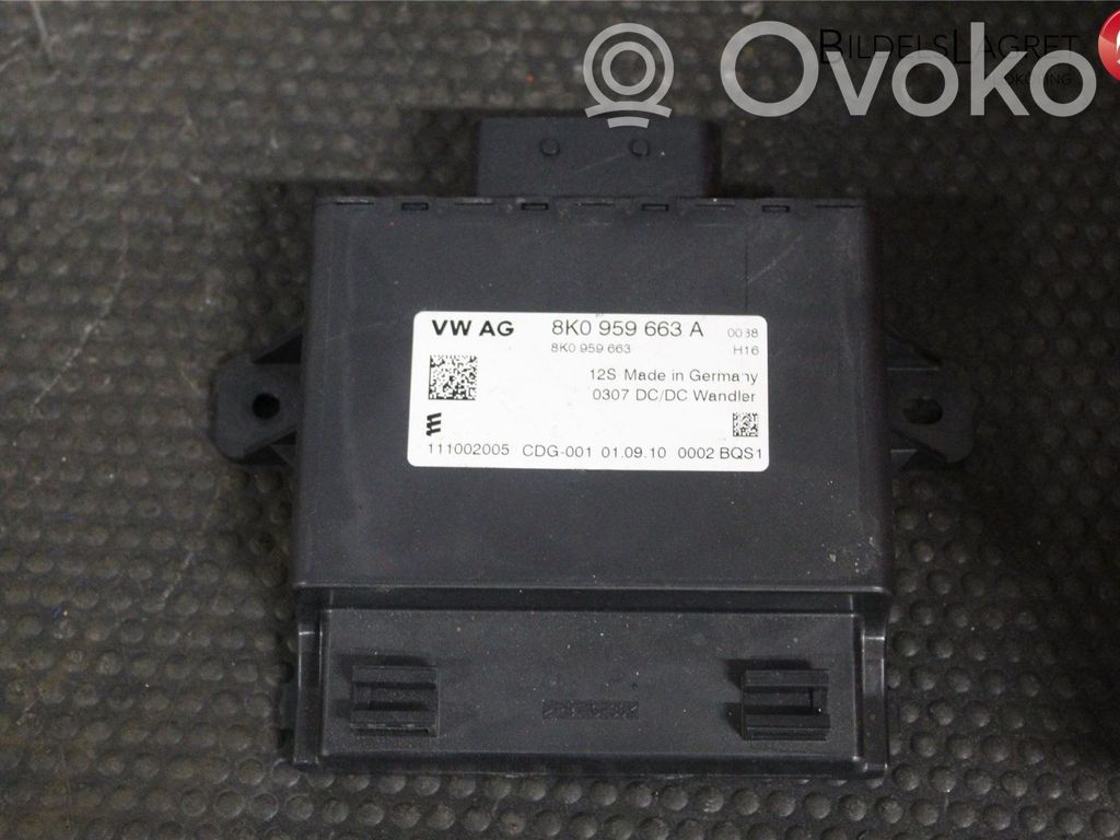 Battery control module   8K0959663A,8K0959663A,8K0959663A