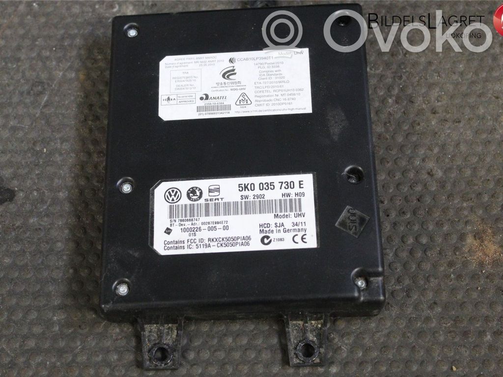 Skoda Yeti (5L) Alte unități/module de control 