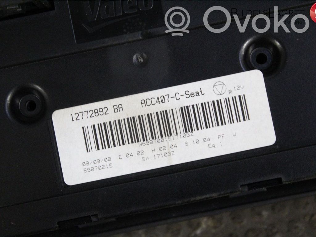 Saab 9-3 Ver2 Climate control unit 