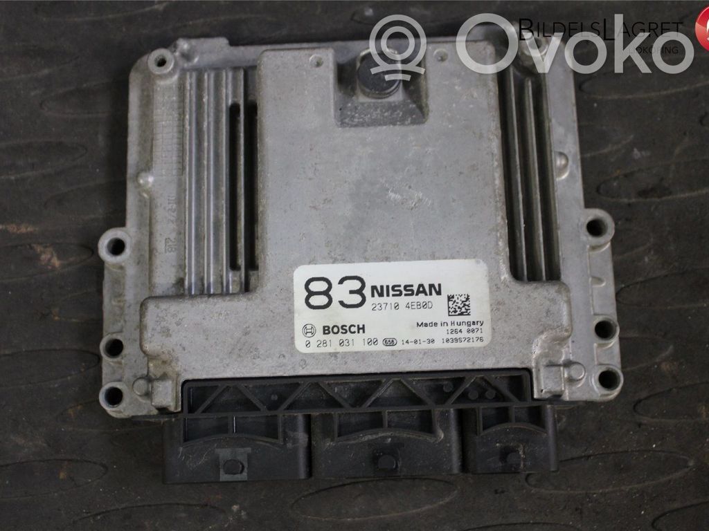 Nissan Qashqai Sterownik / moduł wtrysku 