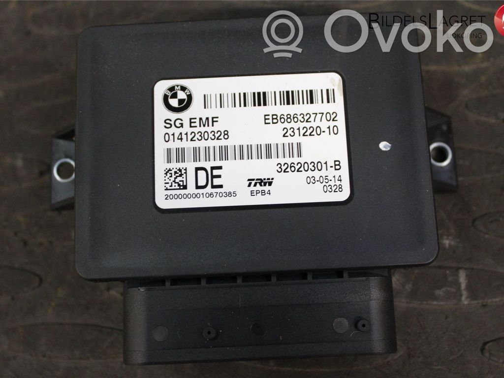 BMW 5 F10 F11 Modul de control frână de mână 