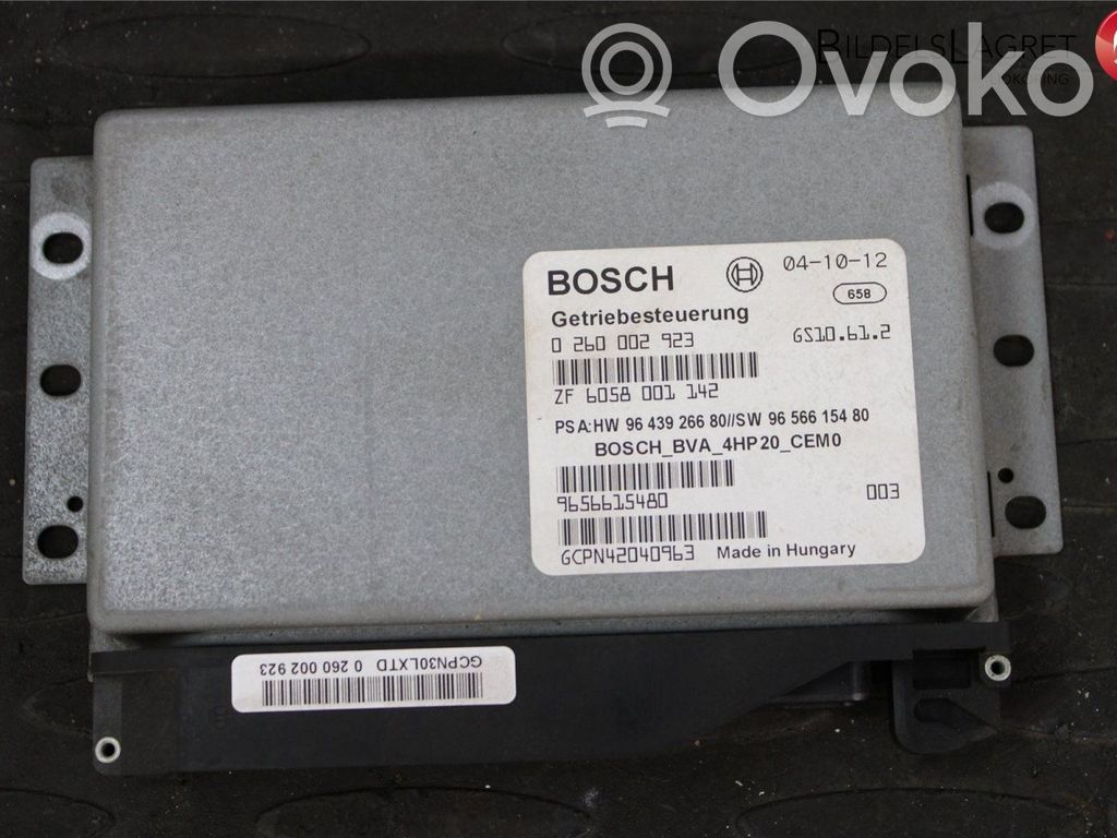 Peugeot 407 Gearbox control unit/module 