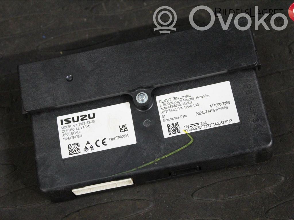 Isuzu D-Max Other control units/modules 