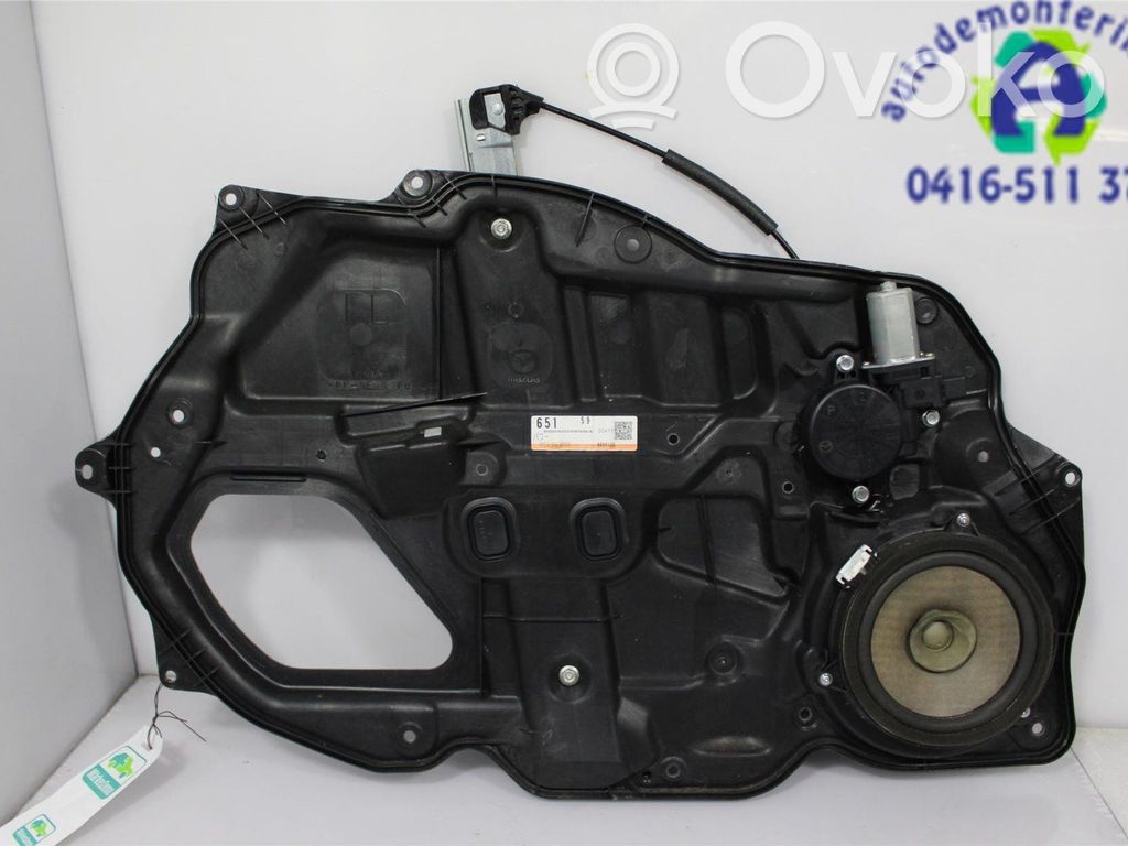Mazda 2 Regulador de puerta delantera con motor 