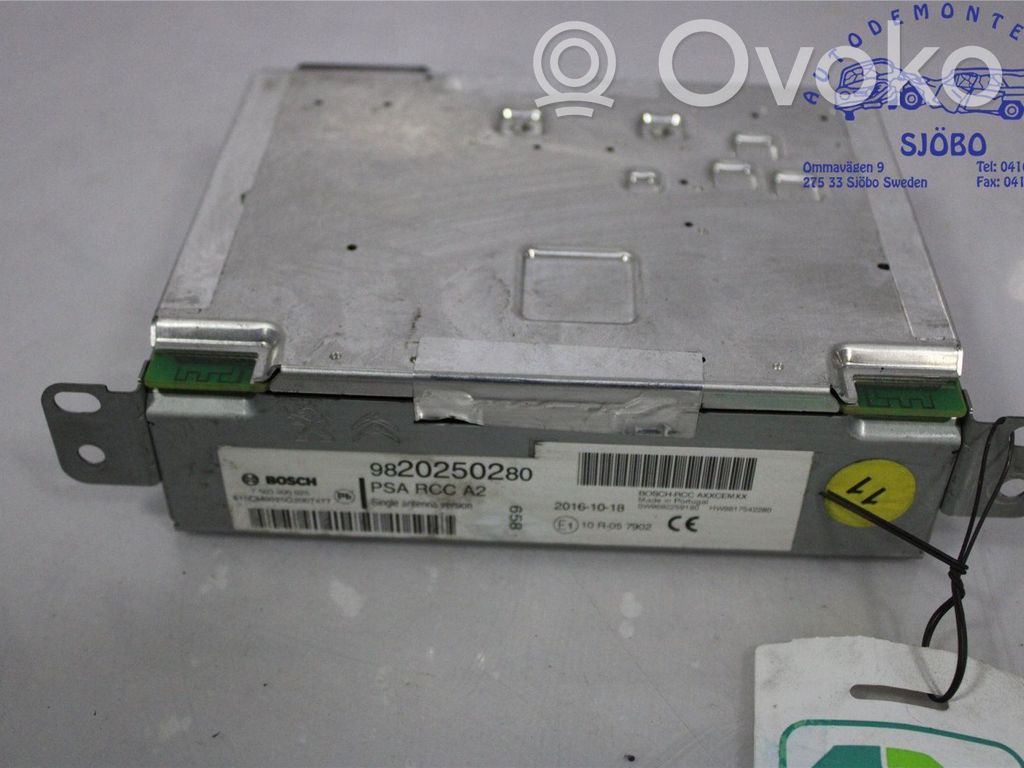 Citroen C3 Aircross Head unit multimedia control 